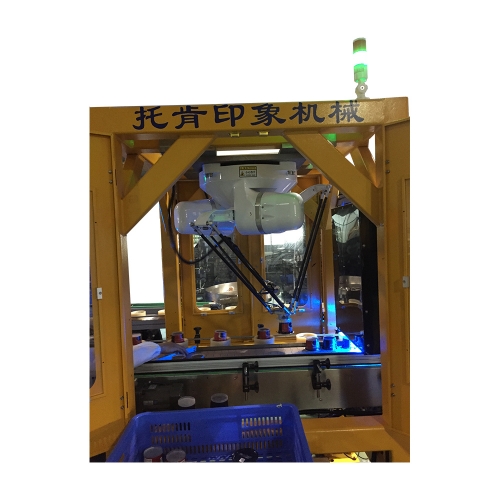 海南龟苓膏机器人自动包装生产线